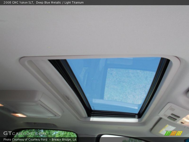 Deep Blue Metallic / Light Titanium 2008 GMC Yukon SLT