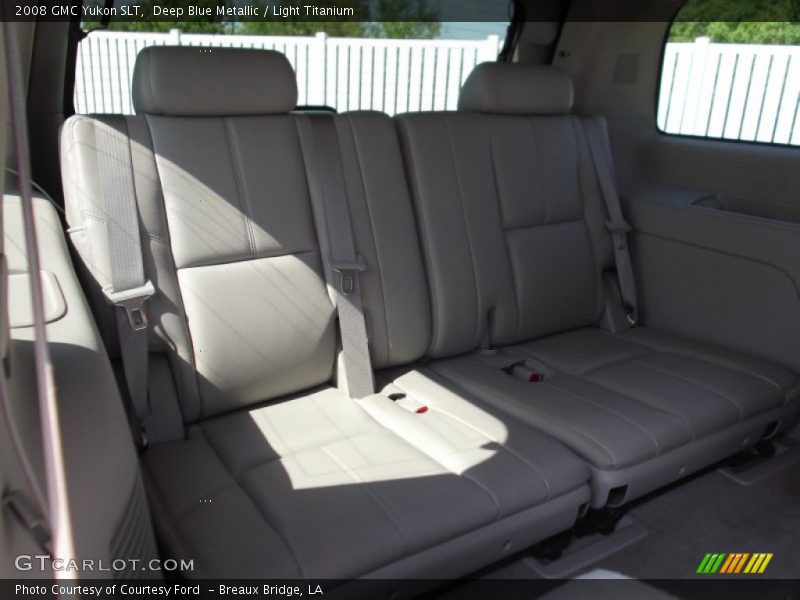 Deep Blue Metallic / Light Titanium 2008 GMC Yukon SLT