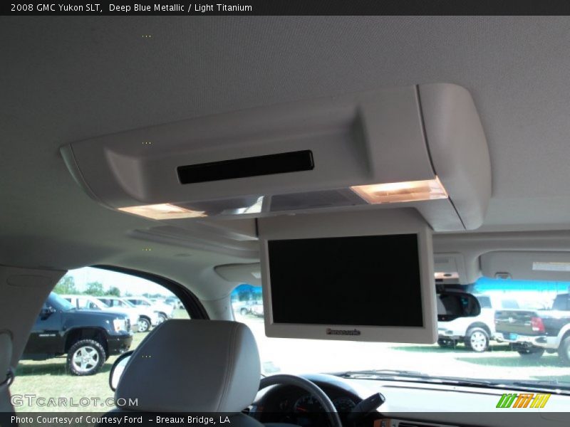 Deep Blue Metallic / Light Titanium 2008 GMC Yukon SLT