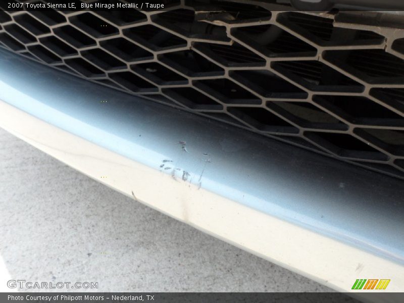 Blue Mirage Metallic / Taupe 2007 Toyota Sienna LE