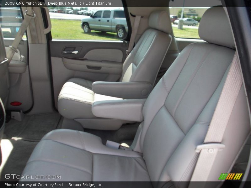 Deep Blue Metallic / Light Titanium 2008 GMC Yukon SLT