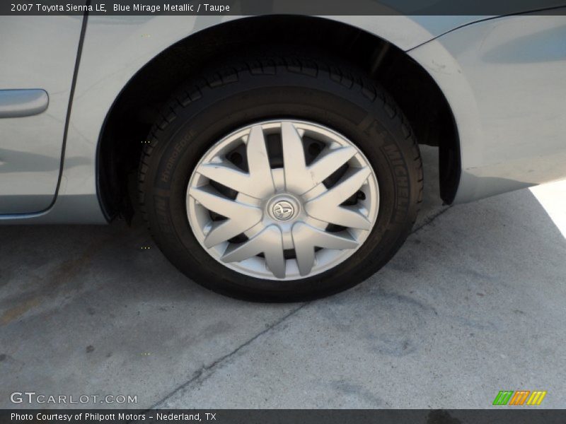 Blue Mirage Metallic / Taupe 2007 Toyota Sienna LE