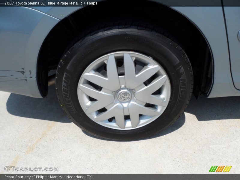Blue Mirage Metallic / Taupe 2007 Toyota Sienna LE