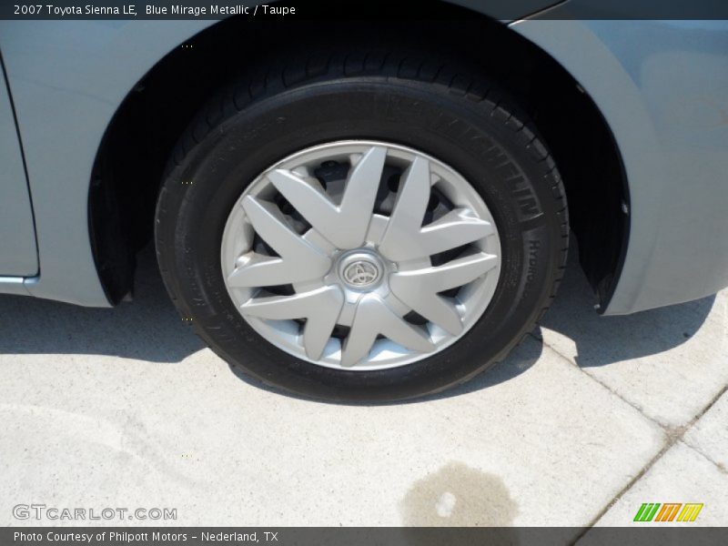 Blue Mirage Metallic / Taupe 2007 Toyota Sienna LE