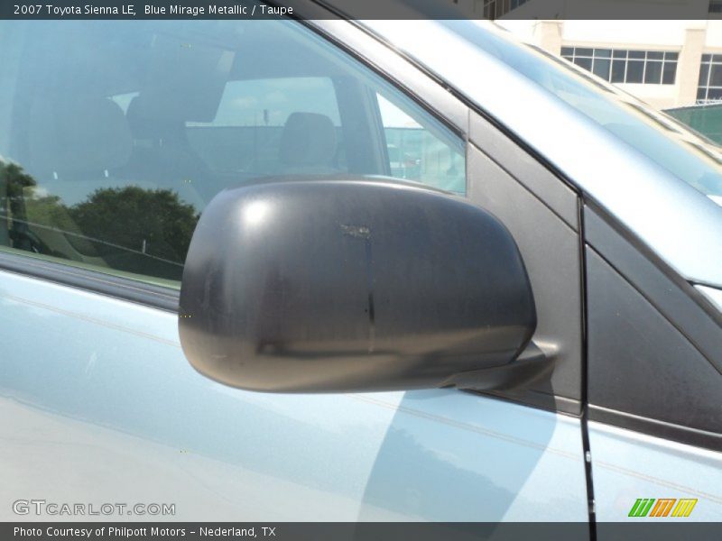 Blue Mirage Metallic / Taupe 2007 Toyota Sienna LE