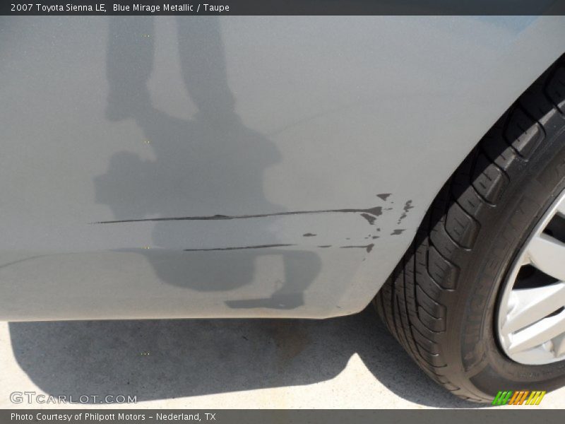 Blue Mirage Metallic / Taupe 2007 Toyota Sienna LE