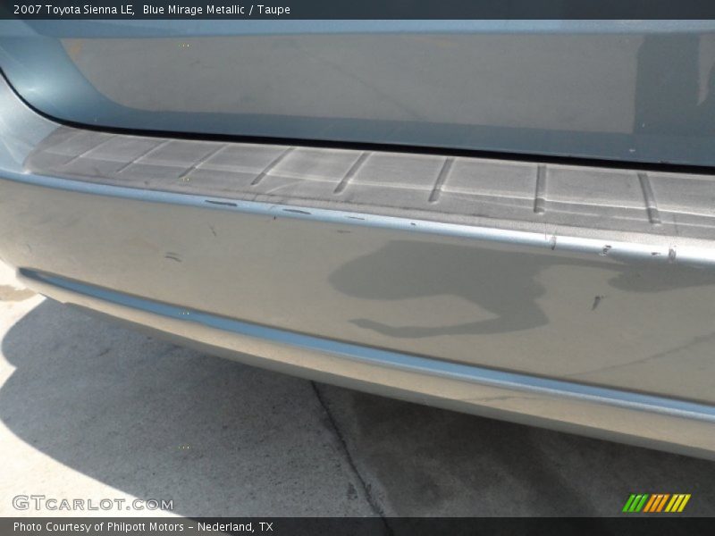 Blue Mirage Metallic / Taupe 2007 Toyota Sienna LE