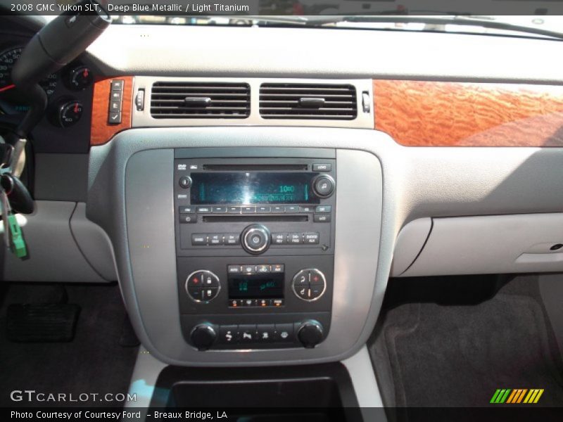 Deep Blue Metallic / Light Titanium 2008 GMC Yukon SLT
