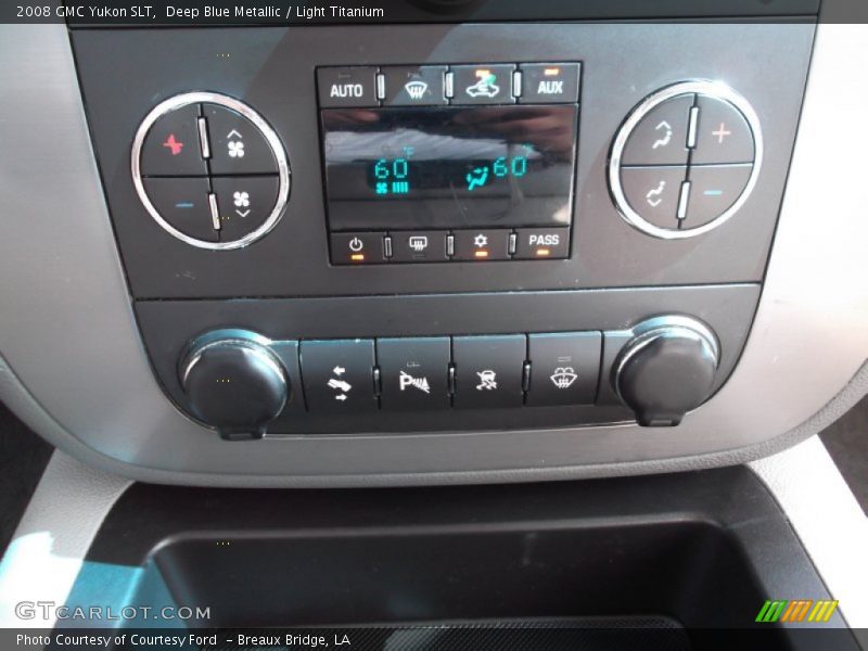 Deep Blue Metallic / Light Titanium 2008 GMC Yukon SLT