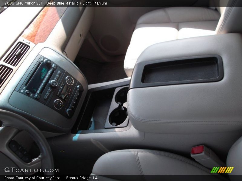 Deep Blue Metallic / Light Titanium 2008 GMC Yukon SLT