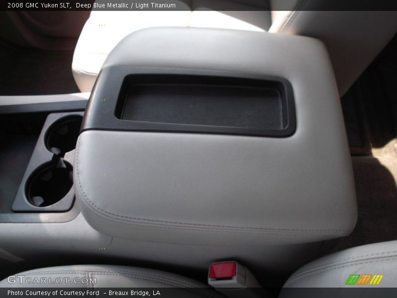 Deep Blue Metallic / Light Titanium 2008 GMC Yukon SLT
