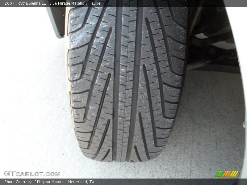Blue Mirage Metallic / Taupe 2007 Toyota Sienna LE