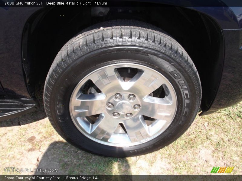 Deep Blue Metallic / Light Titanium 2008 GMC Yukon SLT