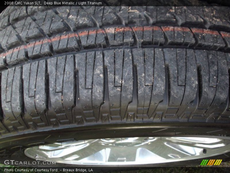 Deep Blue Metallic / Light Titanium 2008 GMC Yukon SLT