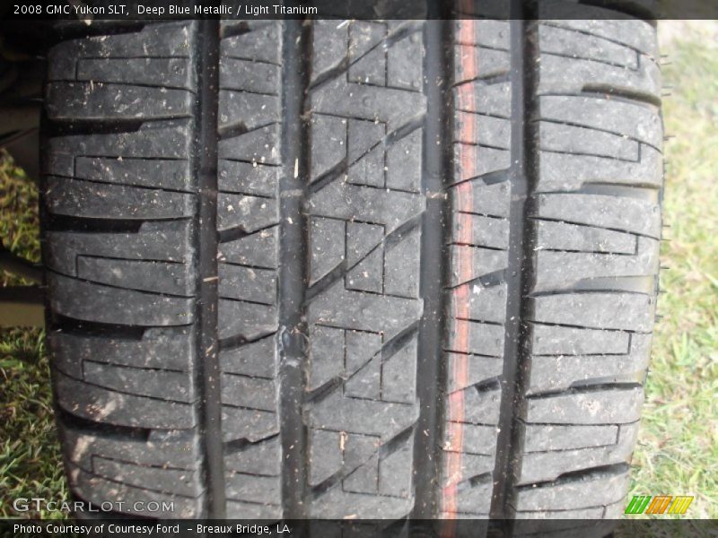Deep Blue Metallic / Light Titanium 2008 GMC Yukon SLT