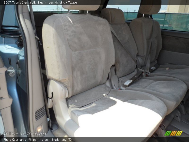 Blue Mirage Metallic / Taupe 2007 Toyota Sienna LE