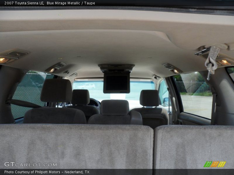 Blue Mirage Metallic / Taupe 2007 Toyota Sienna LE