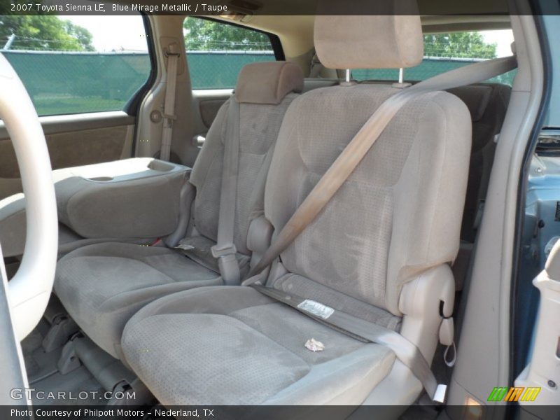 Blue Mirage Metallic / Taupe 2007 Toyota Sienna LE