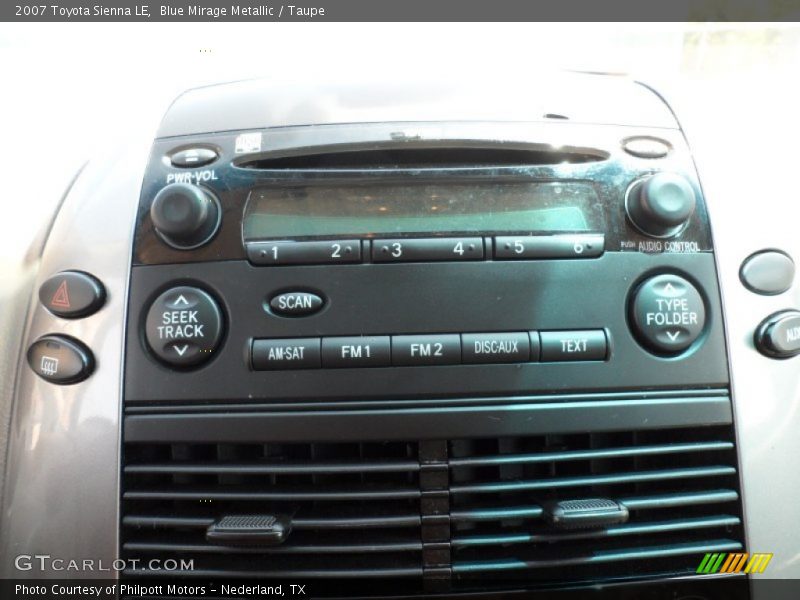 Blue Mirage Metallic / Taupe 2007 Toyota Sienna LE