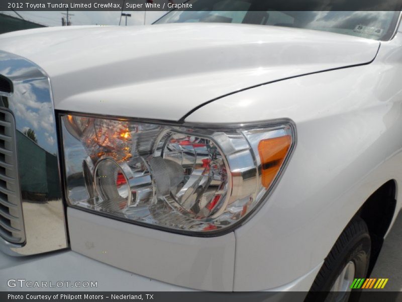 Super White / Graphite 2012 Toyota Tundra Limited CrewMax