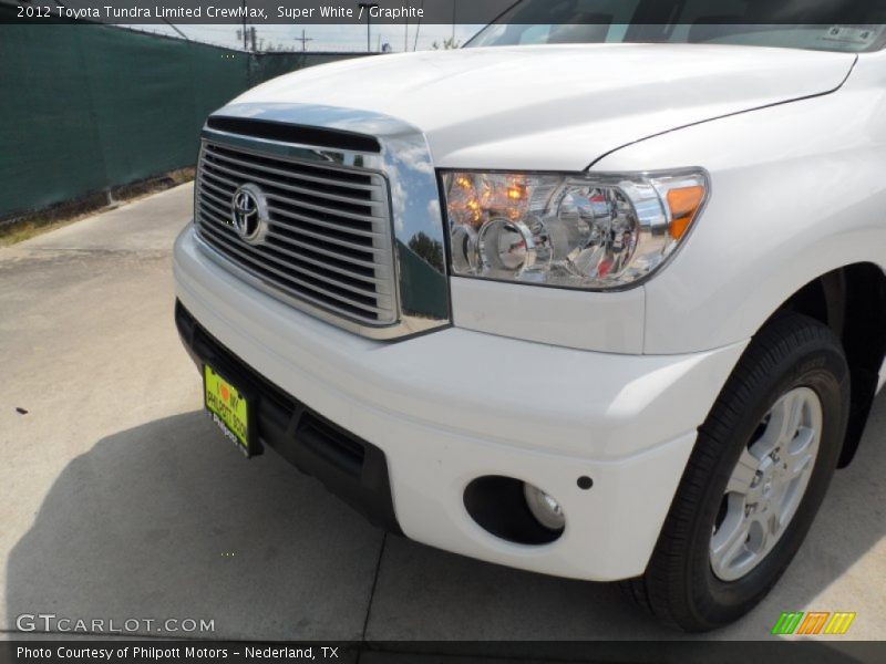 Super White / Graphite 2012 Toyota Tundra Limited CrewMax