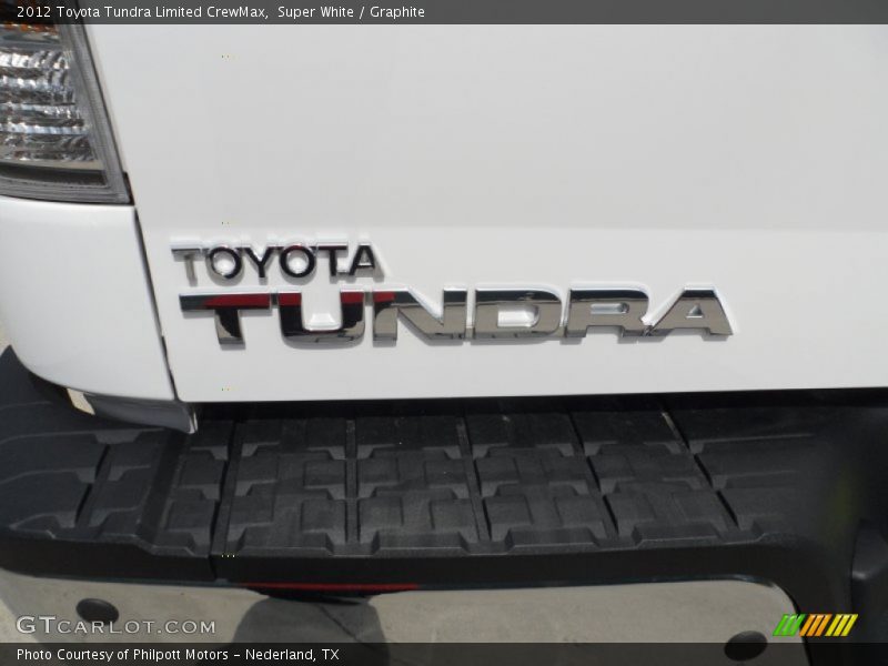 Super White / Graphite 2012 Toyota Tundra Limited CrewMax