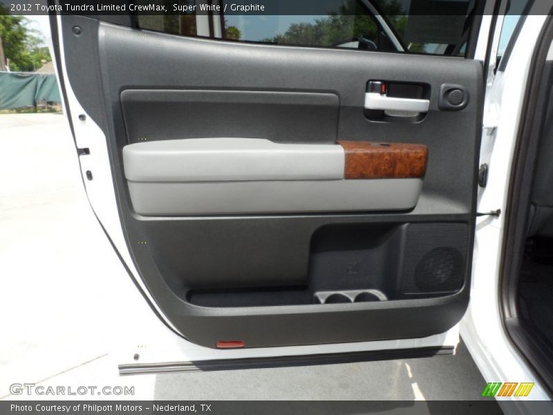 Super White / Graphite 2012 Toyota Tundra Limited CrewMax
