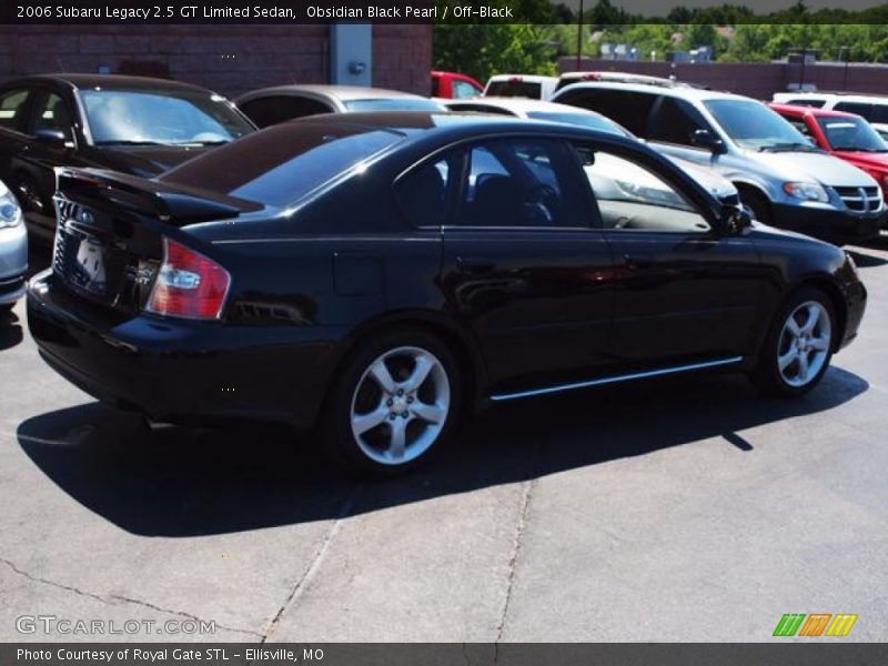 Obsidian Black Pearl / Off-Black 2006 Subaru Legacy 2.5 GT Limited Sedan