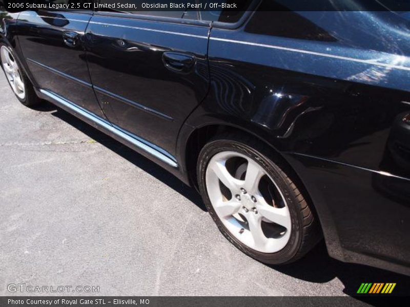 Obsidian Black Pearl / Off-Black 2006 Subaru Legacy 2.5 GT Limited Sedan