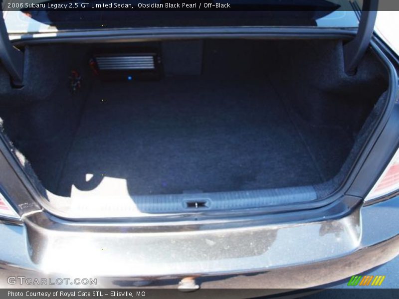 Obsidian Black Pearl / Off-Black 2006 Subaru Legacy 2.5 GT Limited Sedan