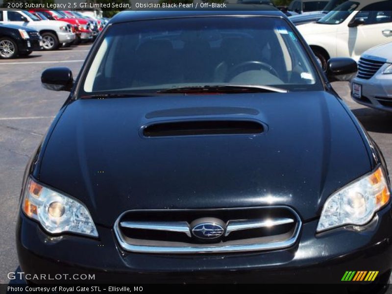 Obsidian Black Pearl / Off-Black 2006 Subaru Legacy 2.5 GT Limited Sedan