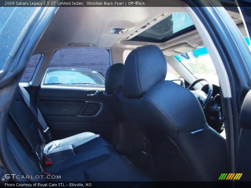 Obsidian Black Pearl / Off-Black 2006 Subaru Legacy 2.5 GT Limited Sedan