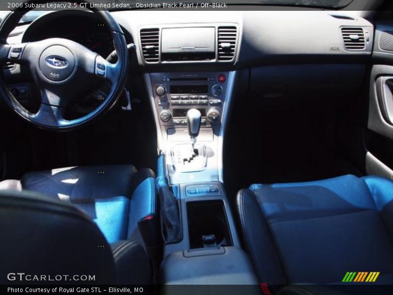 Obsidian Black Pearl / Off-Black 2006 Subaru Legacy 2.5 GT Limited Sedan