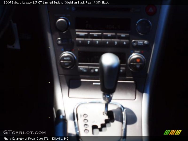 Obsidian Black Pearl / Off-Black 2006 Subaru Legacy 2.5 GT Limited Sedan