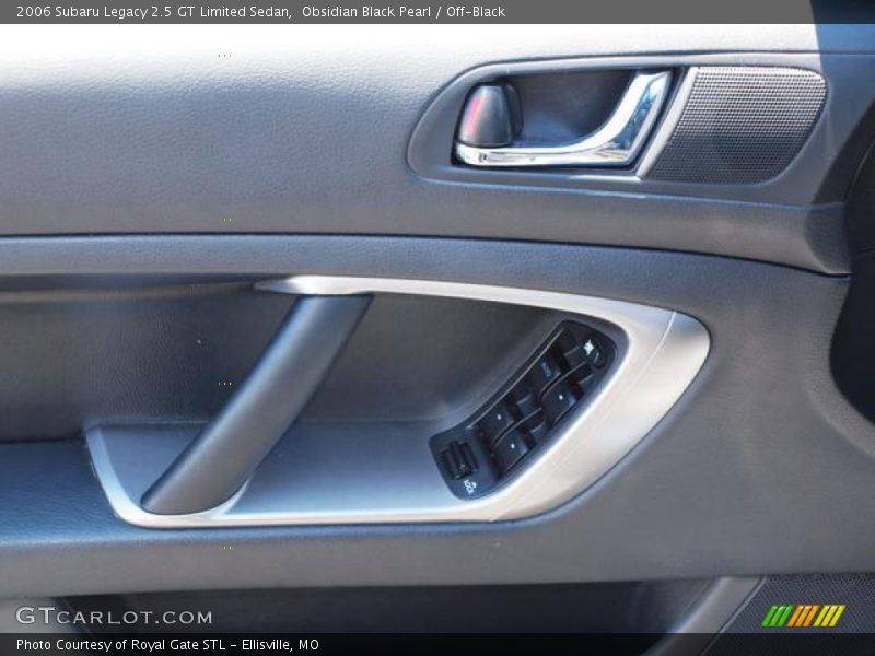 Obsidian Black Pearl / Off-Black 2006 Subaru Legacy 2.5 GT Limited Sedan