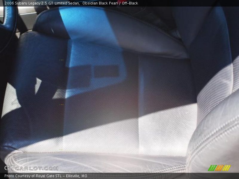 Obsidian Black Pearl / Off-Black 2006 Subaru Legacy 2.5 GT Limited Sedan