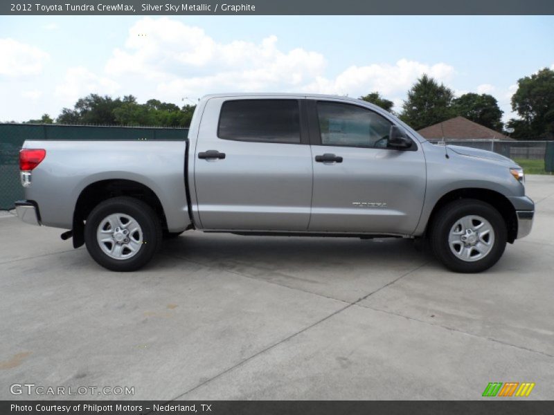 Silver Sky Metallic / Graphite 2012 Toyota Tundra CrewMax