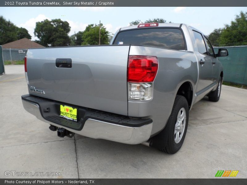 Silver Sky Metallic / Graphite 2012 Toyota Tundra CrewMax