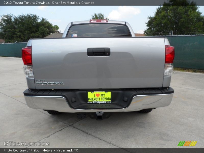 Silver Sky Metallic / Graphite 2012 Toyota Tundra CrewMax