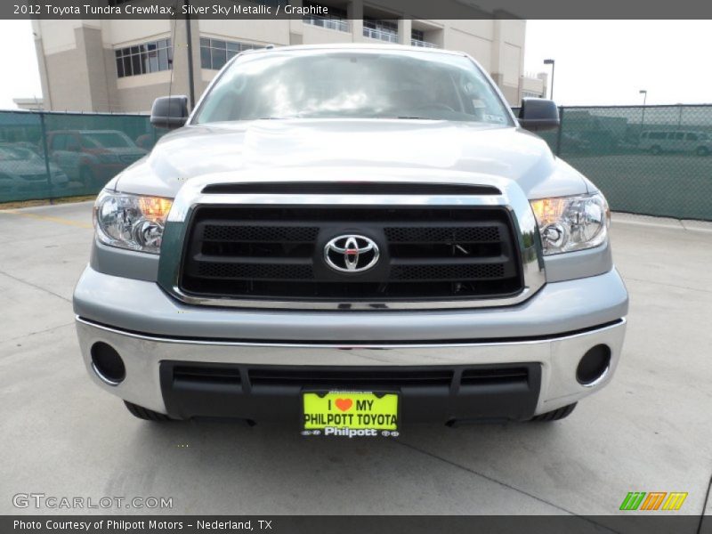 Silver Sky Metallic / Graphite 2012 Toyota Tundra CrewMax