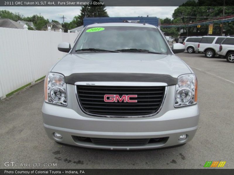 Pure Silver Metallic / Ebony 2011 GMC Yukon XL SLT 4x4