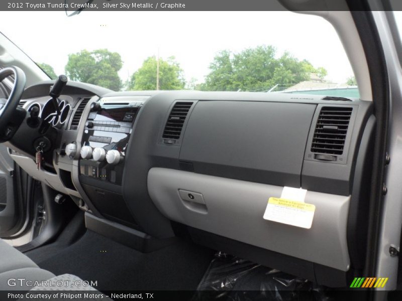 Silver Sky Metallic / Graphite 2012 Toyota Tundra CrewMax