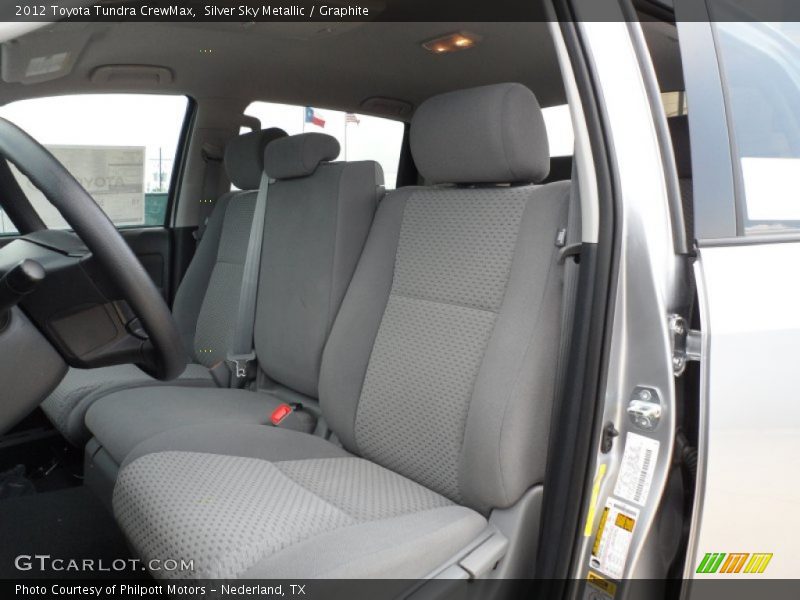 Silver Sky Metallic / Graphite 2012 Toyota Tundra CrewMax