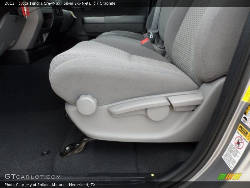 Silver Sky Metallic / Graphite 2012 Toyota Tundra CrewMax