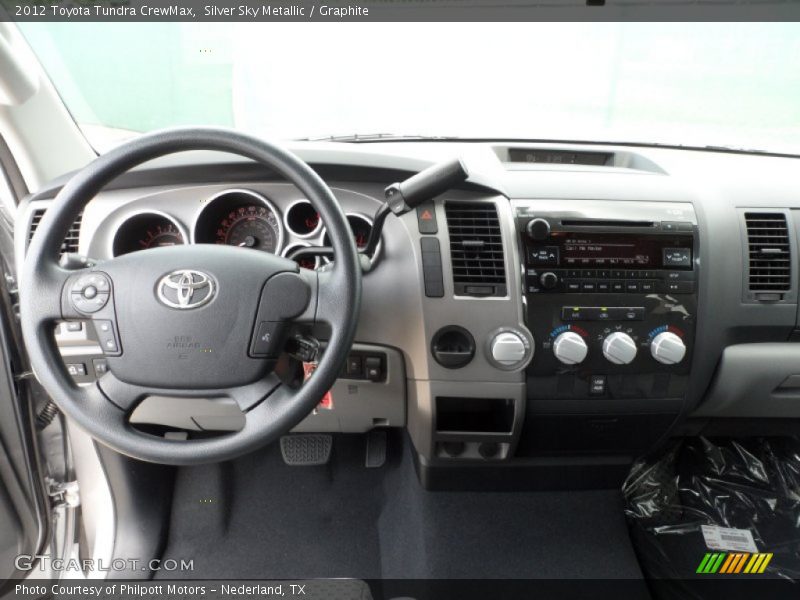 Silver Sky Metallic / Graphite 2012 Toyota Tundra CrewMax