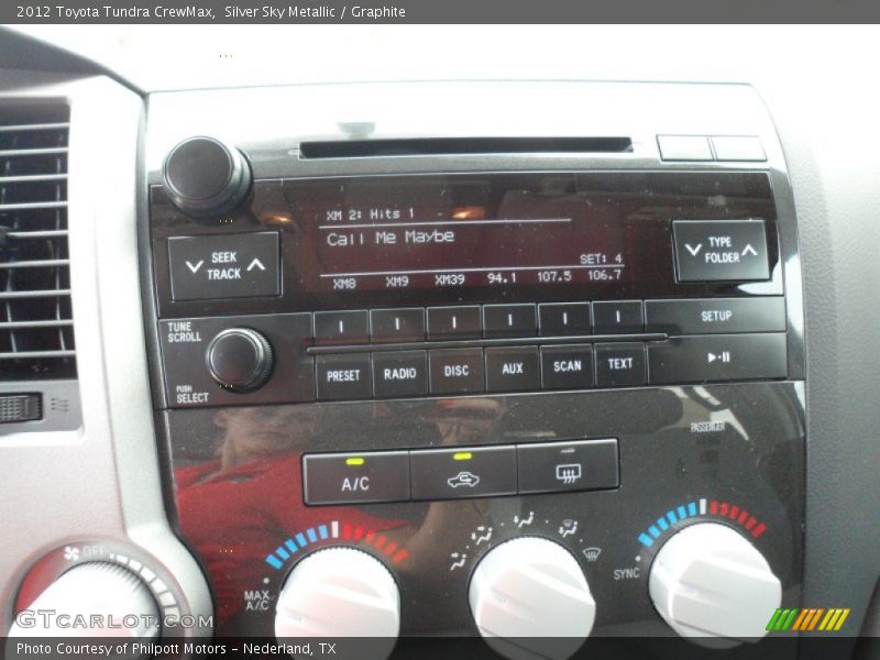 Silver Sky Metallic / Graphite 2012 Toyota Tundra CrewMax