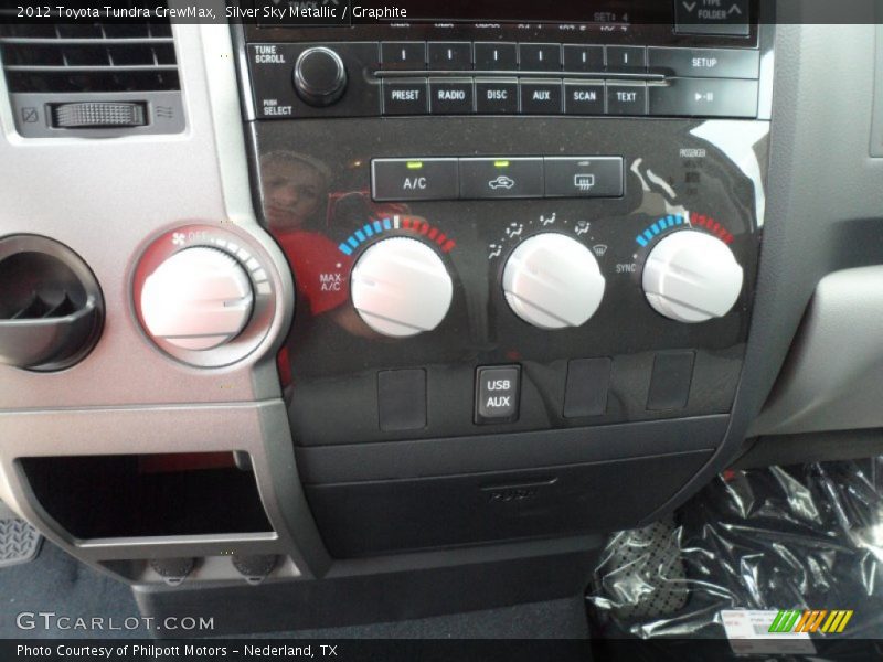 Silver Sky Metallic / Graphite 2012 Toyota Tundra CrewMax