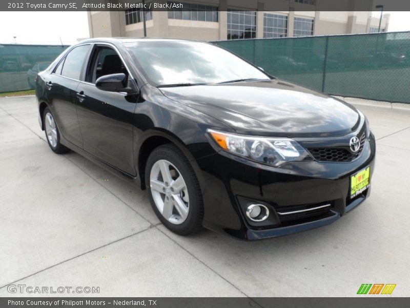 Attitude Black Metallic / Black/Ash 2012 Toyota Camry SE