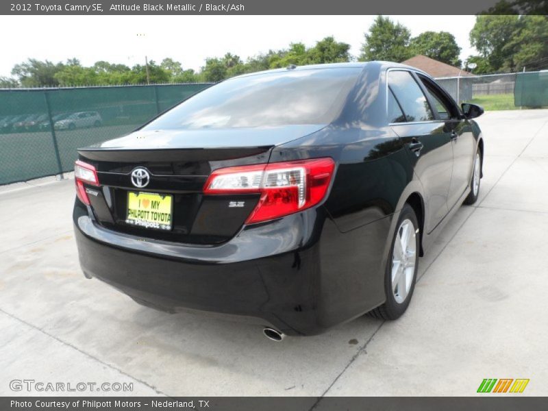 Attitude Black Metallic / Black/Ash 2012 Toyota Camry SE