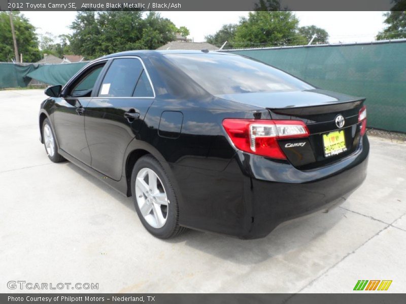 Attitude Black Metallic / Black/Ash 2012 Toyota Camry SE